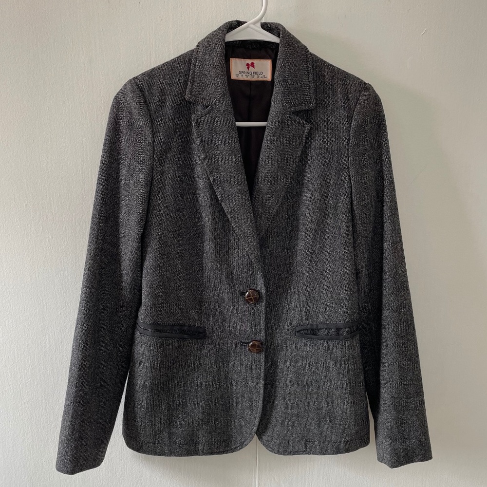 Women’s plaid Jacket Springfield - Picture 3 of 12